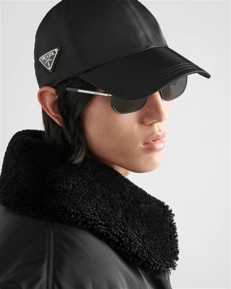 prada re-nylon baseball cap|Prada nylon caps.